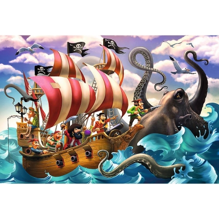 PUZZLE TREFL 100 el. Bitwa na Morzu